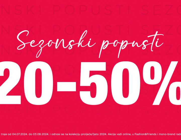 Veliko ljetnje F&F sniženje: Svi brendovi sniženi do 50%