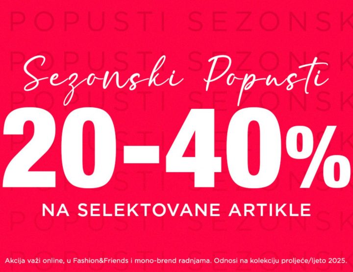 Spremi se za ljeto uz sezonske popuste u FASHION COMPANY radnjama širom Crne Gore