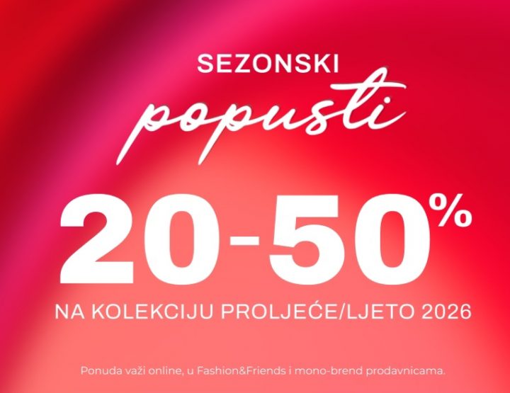 Ljetnja vrelina, još vreliji sezonski popusti od 20% do 50% u Fashion Company radnjama