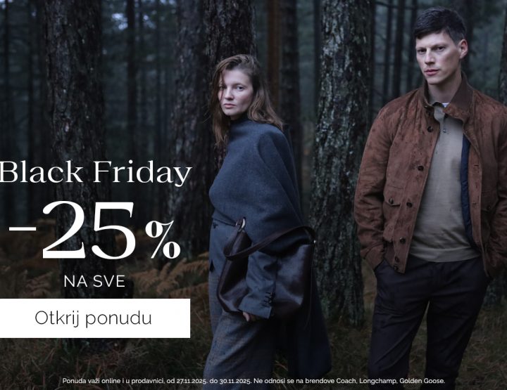 Premium BLACK FRIDAY u XYZ radnji i online: popusti od 25% na najkvalitetnije brendove