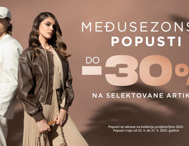 Počeli su veliki međusezonski popusti u F&F i ostalim Fashion Company radnjama!