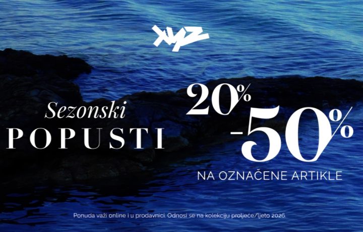 Odabrane kolekcije premium brendova sada do 50% povoljnije u XYZ Fashion Store!